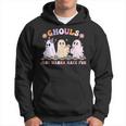 Halloween Ghouls Just Wanna Have Fun Dancing Ghost Retro Hoodie