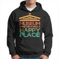Happy Museum Place Arte Conservatore Del Museo Felpa con cappuccio