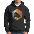 Horned Frog Retrointage 70S 80S Style Felpa con cappuccio
