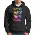 Ibiza Party Crew Colorato Felpa con cappuccio