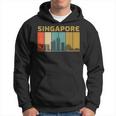 Incredibile Singapore Skyline Love City Felpa con cappuccio