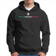 Italia National Flag Colors Italy Crest Logo Italian Roots Hoodie