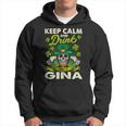 Keep Calm And Drink Like A Keep Calm And Letgina Handle It Hoodie