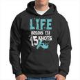 KiteboardingKitesurf Regalo 15 Nodi Kiteboarder Felpa con cappuccio
