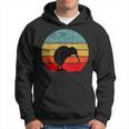 Kiwi Bird Retrointage Sunset New Zealand Animals Kiwi Bird S Kapuzenpullover