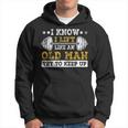 I Know I Lift Like An Old Man Try To Keep Up Weightlifting Hoodie