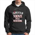 Laureata In Scienze Delle Merendine Regalo Laurea Ironico Felpa con cappuccio