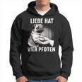 Liebe Hatier Pfoten Mops Pug Pug Dog Liebe Hatier Paw Kapuzenpullover