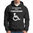 Lo Faccio Solo Per Il Parcheggio Disabilita Umorismo Regalo Felpa con cappuccio