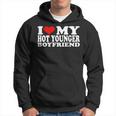 I Love My Hot Younger Boyfriend I Heart My Hot Younger Bf Hoodie