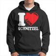 I Love Schnitzel Ich Liebe Schnitzel Schnitzel Kapuzenpullover