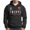 Maglia Da Calcio Chieti SportCalcio Bandiera Felpa con cappuccio