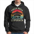 Maglia Fine Anno Terza Media 2024 Terza Media Superata Felpa con cappuccio