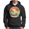 Maroc Beach Cool Retro Surf Souvenir Cadeau Sweat à capuche