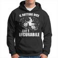 Moto Motociclista Motocross Supercross Felpa con cappuccio