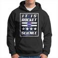 Nasa It Is Rocket Science Stars And Stripes Felpa con cappuccio