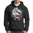 Papasauro Retrò Dinosauro Regalointage T-Rex Papasaurus Felpa con cappuccio
