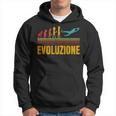 Portiere Calcio Evoluzione Calciatore Regalo Bambino Uomo Felpa con cappuccio