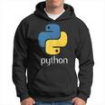 Python Programmatore Computer Developers Felpa con cappuccio