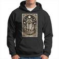 Raccoon Street Cat Tarocchi Carta Stregoneria Goth Racoon Raccoon Felpa con cappuccio