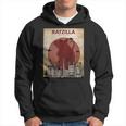 Rare Ratzilla Film Poster Stile Grafica Rat Felpa con cappuccio