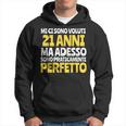 Regalo 21 Anni Maschio Compleanno Uomo Ragazzo Anno 2000 Felpa con cappuccio