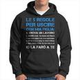 Regalo Papà Regole Per Uscire Con Mia Figlia Felpa con cappuccio
