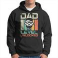 Retro Papà Livello Sbloccato Papà Giocatore Neonato Bambini Padre Felpa con cappuccio