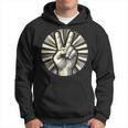 Retro Segno Della Pace Ditaintage 60S 70S 80S Cool Grafica Felpa con cappuccio