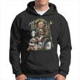Retro Trump Hunting Deer Beer Drinking Hunting On Back Hoodie