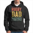 Rugby Dad Festa Del Papà Rugby Dad Felpa con cappuccio