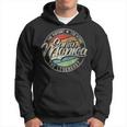 Santa Monica Ca Californiaintage Distressed Felpa con cappuccio
