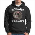 Schlafi Schlafi Sad Hamster Meme Hamster Sleep Sleep Kapuzenpullover