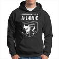Schrodinger's Cat Is Alive Dead Paradox Science Geek Felpa con cappuccio