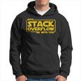 Stack Overflow With You Devops Programmer Java Python Linux Felpa con cappuccio
