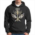 Stampa Scozzese Con Emblema Cardo Scozzese Felpa con cappuccio