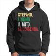 Stefano L'uomo Il Mito La Leggenda Regalo Per Stefano Felpa con cappuccio