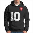 Switzerland 10 Sport Enthusiast Swiss Flag Suisse Fan Jersey Kapuzenpullover