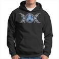 Triple Moon Triquetra Ornament Felpa con cappuccio