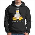 Tux Linux Penguin Sudo Rm -Rf Computer Science Kapuzenpullover