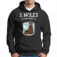 Two Moles Per Litre Science Humour Animal Pun Kapuzenpullover