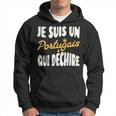 Un Portoghese Che Strappa Idea Regalo Umorismo Portogallo Felpa con cappuccio