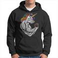 Unicorno In Palestra Muscle Fitness Bodybuilder Felpa con cappuccio