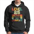 Video Gamer Nivel 25 Completo Retro 25 Aniversario De Bodas Sudadera