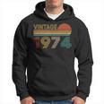 Vintage 1974 47 Anni Compleanno Uomo Donna Regalo Divertente Felpa con cappuccio