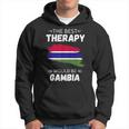 Vintage Gambia Die Beste Therapie Wäre Gambia Kapuzenpullover