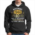 Vintage Novembre 1944 Uomo Donna Regalo Anni 80 Compleanno Felpa con cappuccio