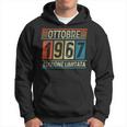 Vintage Ottobre 1967 57 Compleanno Anni Uomo Donna Felpa con cappuccio