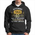 Vintage Settembre 1964 Uomo Donna Regalo 60 Anni Compleanno Felpa con cappuccio