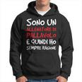 Volley Divertente Regalo Allenatore Pallavolo Felpa con cappuccio